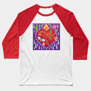 The Flowering Heart Baseball T-Shirt